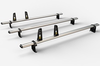 3 Ulti Bar+ Aluminium Roof Rack Bars For The High Roof Vauxhall Vivaro Pre Oct 2014 Van - VG211-3